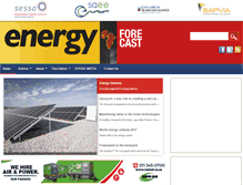 Tablet Screenshot of energyforecastonline.co.za